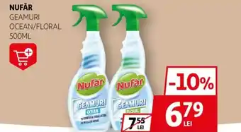 Auchan NUFĂR Geamuri ocean/floral Ofertă