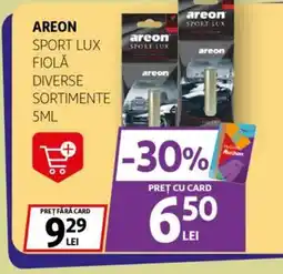 Auchan Areon sport lux fiolă diverse sortimente Ofertă