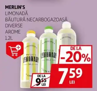 Auchan Merlin's limonadă băutură necarbogazoasă Ofertă