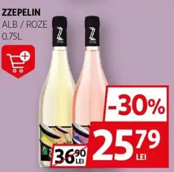 Auchan Zzepelin alb/roze Ofertă