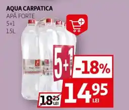 Auchan Aqua carpatica apå forte 5+1 Ofertă