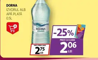 Auchan DORNA Izvorul alb apă plată Ofertă