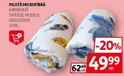 Auchan Pilotă microfibră imprimată Ofertă