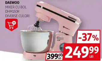 Auchan Daewoo mixer cu bol DHM150R Ofertă