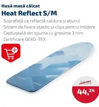 Auchan Husă masă călcat Heat Reflect S/M Ofertă