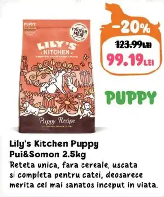 Animax Lily's Kitchen Puppy Pui&Somon Ofertă