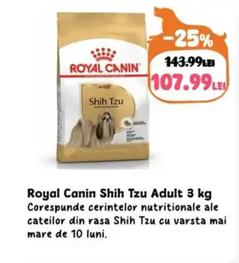 Animax Royal Canin Shih Tzu Adult Ofertă