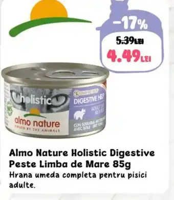 Animax Almo Nature Holistic Digestive Peste Limba de Mare Ofertă