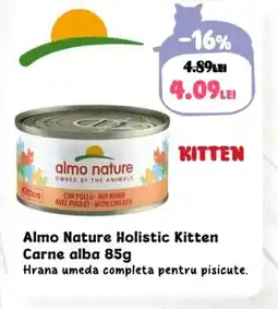 Animax Almo Nature Holistic Kitten Carne alba Ofertă