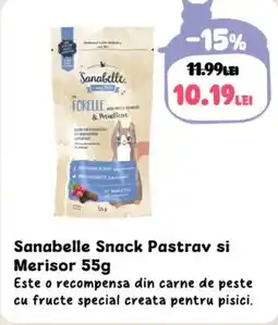 Animax Sanabelle Snack Pastrav si Merisor Ofertă