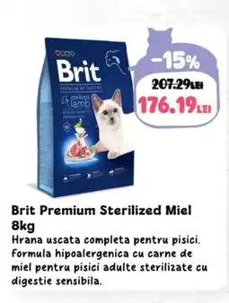 Animax Brit Premium Sterilized Miel Ofertă