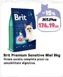 Animax Brit Premium Sensitive Miel Ofertă