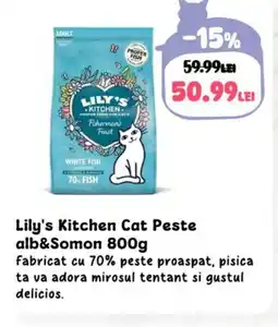 Animax Lily's Kitchen Cat Peste alb&Somon Ofertă