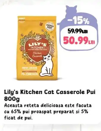 Animax Lily's Kitchen Cat Casserole Pui Ofertă