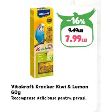 Animax Vitakraft Kracker Kiwi & Lemon Ofertă