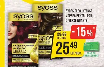 Mega Image SYOSS Oleo intense vopsea pentru păr, Ofertă