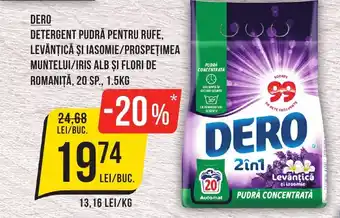 Mega Image DERO Detergent pudră pentru rufe Ofertă