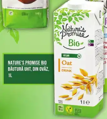 Mega Image Nature's promise Bio băutură Uht, din ovăz Ofertă