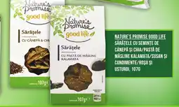 Mega Image Nature's promise Good life sărățele cu seminţe de cânepă şi chia Ofertă