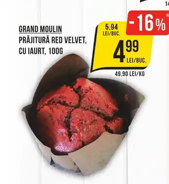 Mega Image Grand moulin prăjitură red velvet, cu iaurt Ofertă