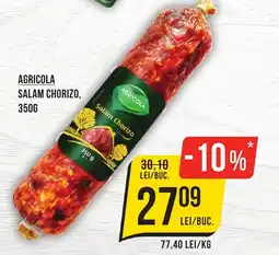 Mega Image AGRICOLA Salam chorizo Ofertă