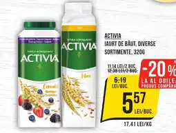 Mega Image ACTIVIA Iaurt de băut Ofertă