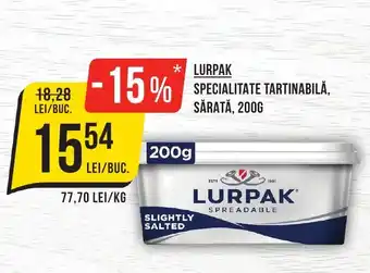 Mega Image LURPAK Specialitate tartinabilă, sărată Ofertă