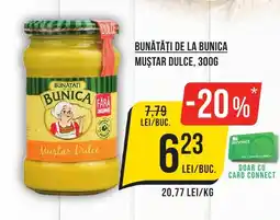 Mega Image BUNĂTĂŢI DE LA BUNICA Muştar dulce Ofertă