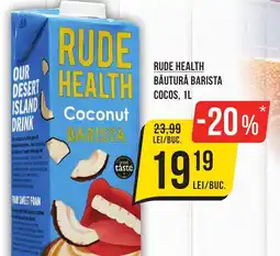 Mega Image RUDE HEALTH Băutură barista cocos, Ofertă