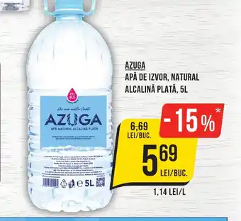 Mega Image AZUGA Apă de izvor, Natural alcalină plată Ofertă