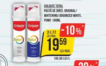 Mega Image COLGATE Total Pastă de dinți, original/ whitening/advanced white, pump Ofertă