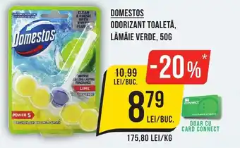 Mega Image DOMESTOS Odorizant toaletă, lămâie verde Ofertă