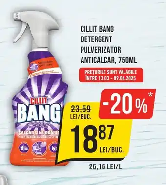 Mega Image CILLIT BANG Detergent pulverizator anticalcar Ofertă