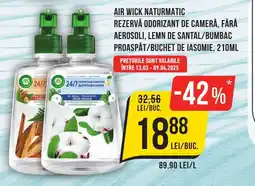 Mega Image AIR WICK Naturmatic Rezervă odorizant de camera Ofertă