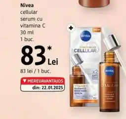 DM NIVEA cellular serum cu vitamina C Ofertă