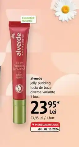 DM Alverde jelly pudding luciu de buze Ofertă