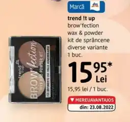 DM T wax & powder rend !t up brow'fection Ofertă