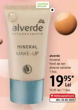 DM Alverde mineral fond de ten Ofertă