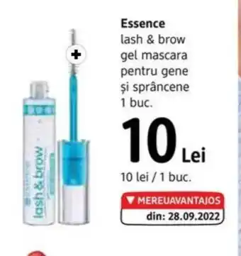 DM ESSENCE lash & brow gel mascara pentru gene şi sprâncenlash & brow Ofertă