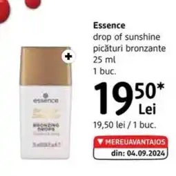 DM ESSENCE drop of sunshine picături bronzante Ofertă