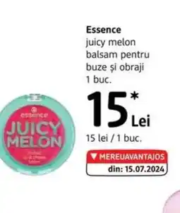 DM ESSENCE juicy melon balsam pentru buze şi obraji Ofertă