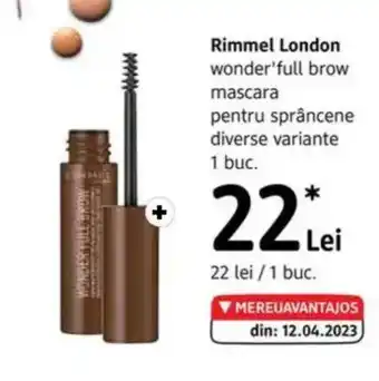 DM Rimmel London wonder'full brow mascara Ofertă