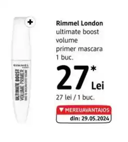 DM Rimmel London ultimate boost volume primer mascara Ofertă