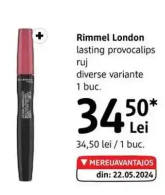 DM Rimmel London lasting provocalips ruj Ofertă