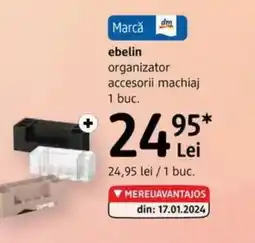 DM Ebelin organizator accesorii machiaj Ofertă