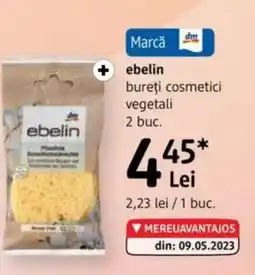 DM Ebelin bureţi cosmetici vegetali Ofertă