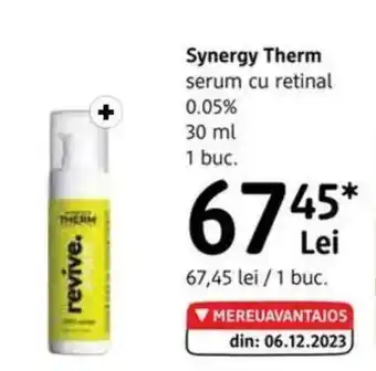 DM Synergy Therm serum cu retinal 0.05% Ofertă