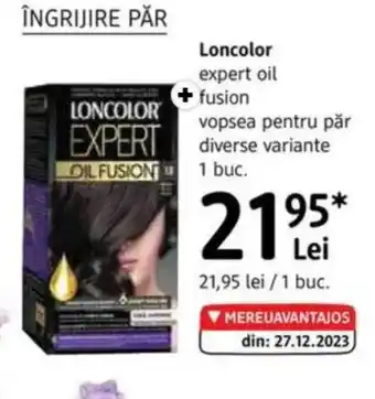 DM Loncolor expert oil fusion vopsea Ofertă