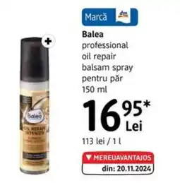 DM Balea professional oil repair balsam spray Ofertă