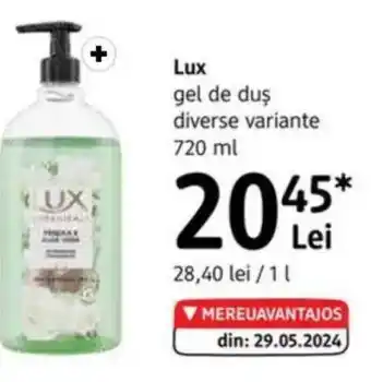 DM LUX gel de duş Ofertă